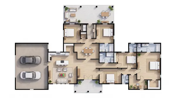 Sprawling Bold 5-Bed House floorplan