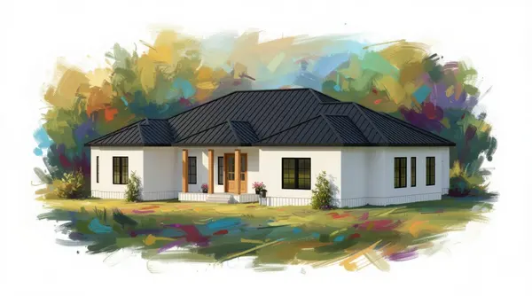 Bright 4-Bed Home exterior render