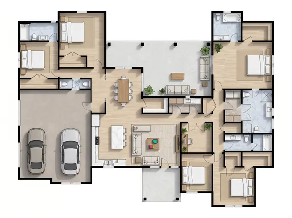 Sprawling Earthy 5-Bed floorplan