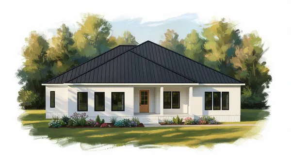 Bright 5-Bed Home exterior render