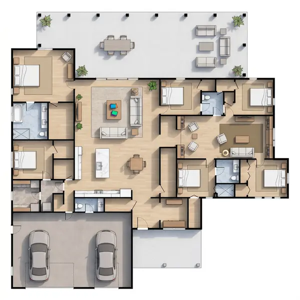 Sprawling 5-Bed Classic floorplan