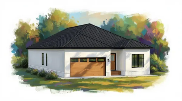 Bright 3-Bed Home exterior render