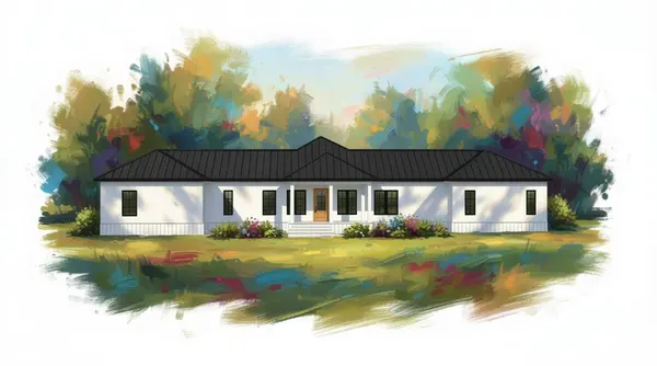 Bright 6-Bed with 3-Car Garage exterior render