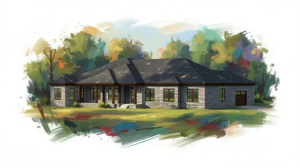 Sprawling Classic 5-Bed House exterior render