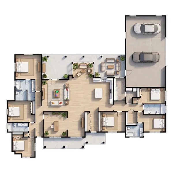 Sprawling Classic 5-Bed House floorplan