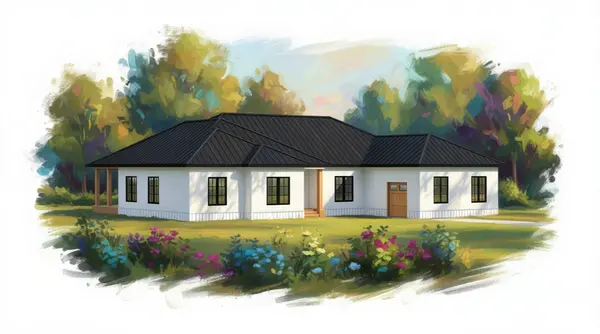 Bright 5-Bed House exterior render