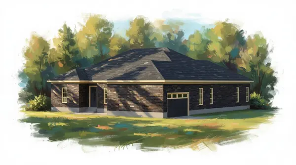 Stately Dark 3-Bed exterior render