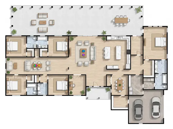 Sprawling Classic 5-Bed floorplan
