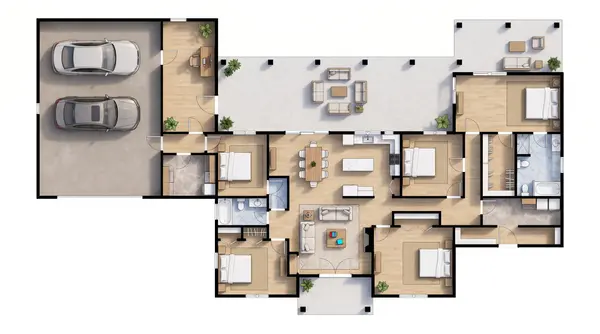 Bright 5-Bed House floorplan