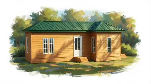 Cozy Natural 1-Bed exterior render