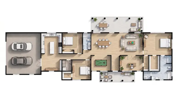 Bright 3-Bed House floorplan