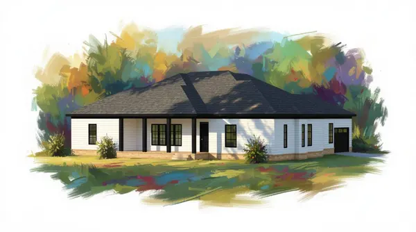 Sprawling Bold 4-Bed Home exterior render