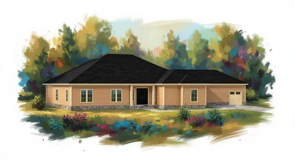 Earthy 5-Bed House exterior render