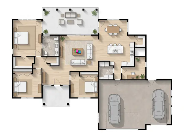Sprawling Bold 3-Bed floorplan
