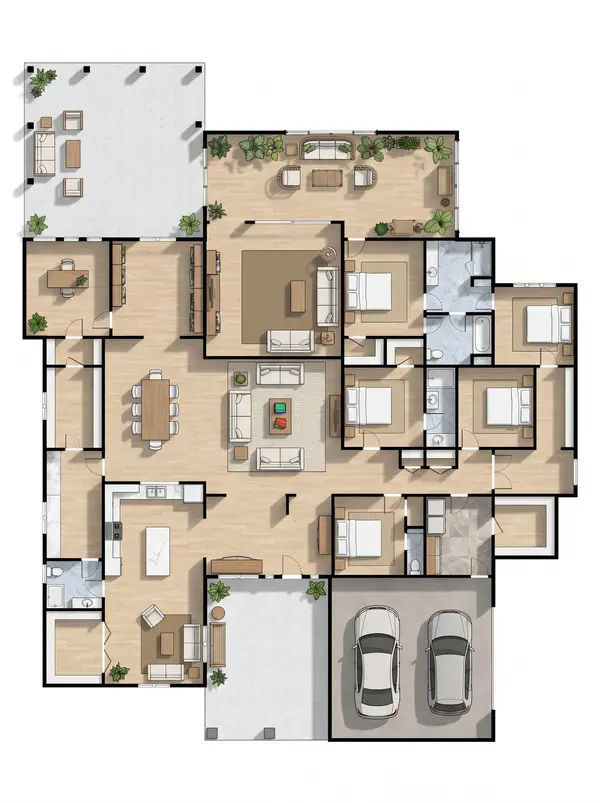 Spacious Natural 5-Bed House floorplan