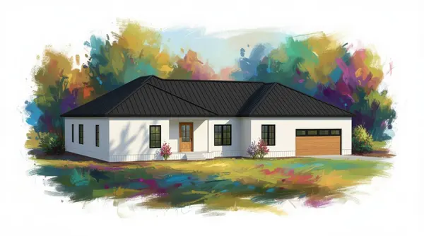 Bright 3-Bed House exterior render