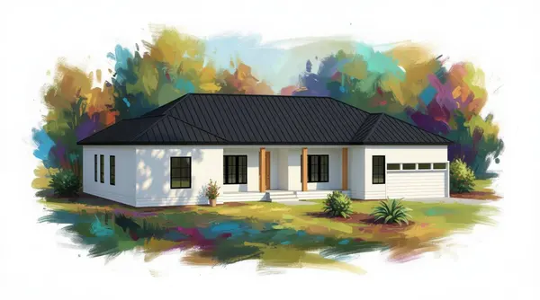 Spacious Bright 3-Bed House exterior render