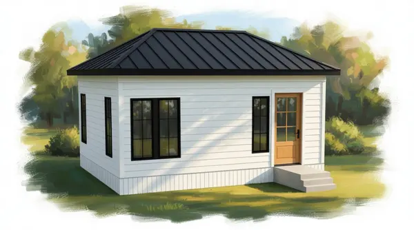 Cozy 1-Bed Bright House exterior render