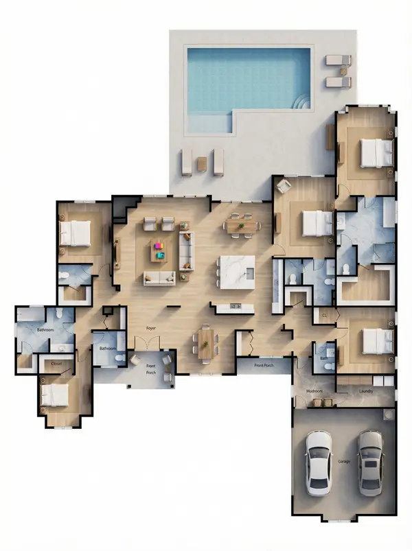 Spacious Earthy 5-Bed floorplan