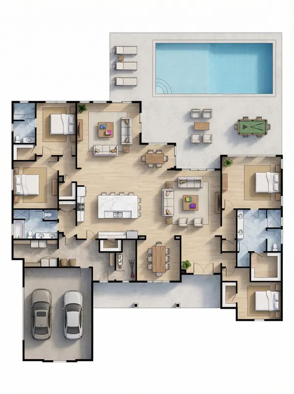 Sprawling Natural 4-Bed floorplan