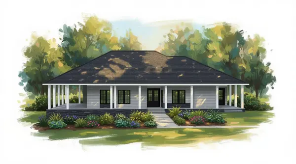 Sprawling Classic 2-Bed House exterior render