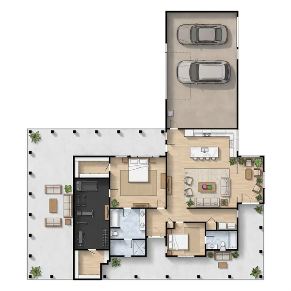 Sprawling Classic 2-Bed House floorplan