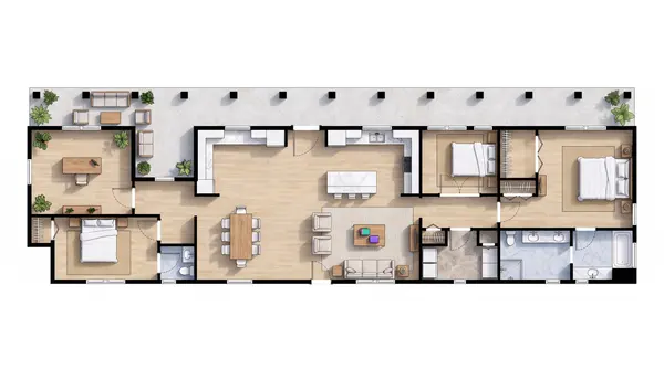 Natural 3-Bed floorplan