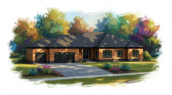 Sprawling Dark 4-Bed exterior render