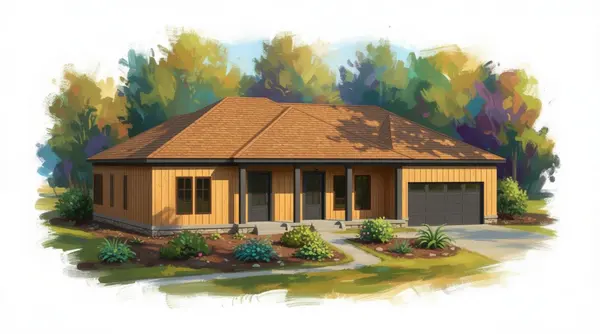 Spacious Natural 3-Bed House exterior render