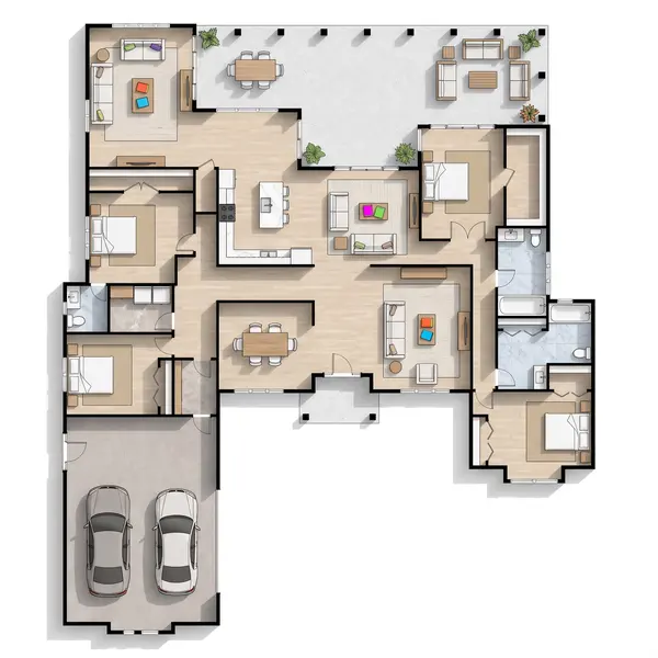 Bold 4-Bed House floorplan