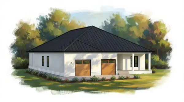 Bright 4-Bed Residence exterior render