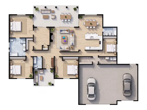 Sprawling Bright 4-Bed Home floorplan