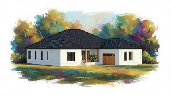 Spacious Bright 4-Bed Home exterior render