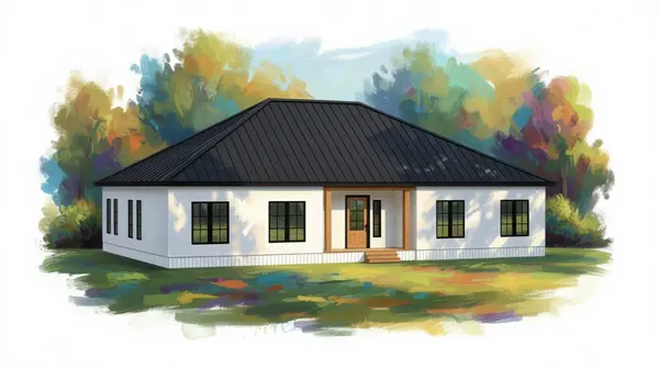 Bright 4-Bed Home exterior render