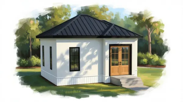 Bright Compact 1-Bed Home exterior render