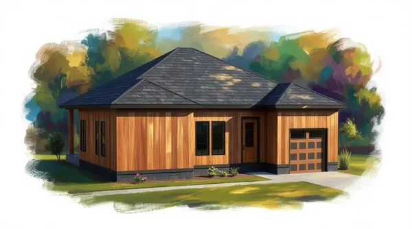 Natural 1-Bed Home exterior render