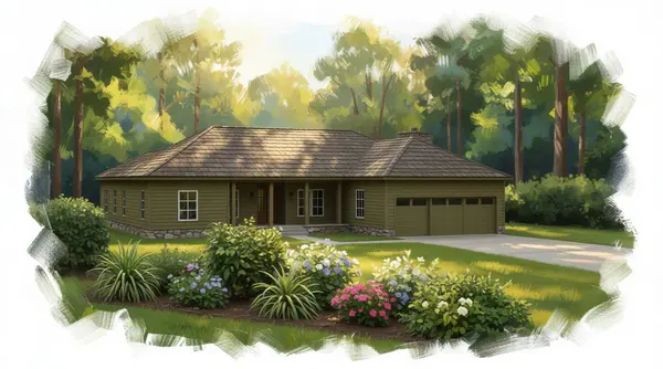 Spacious Earthy 4-Bed exterior render