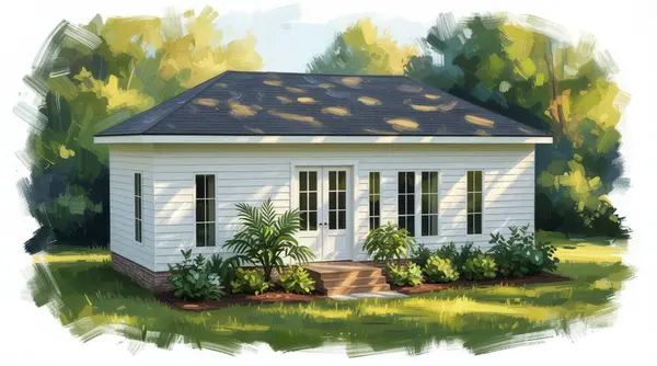 Cozy Bright 1-Bed exterior render