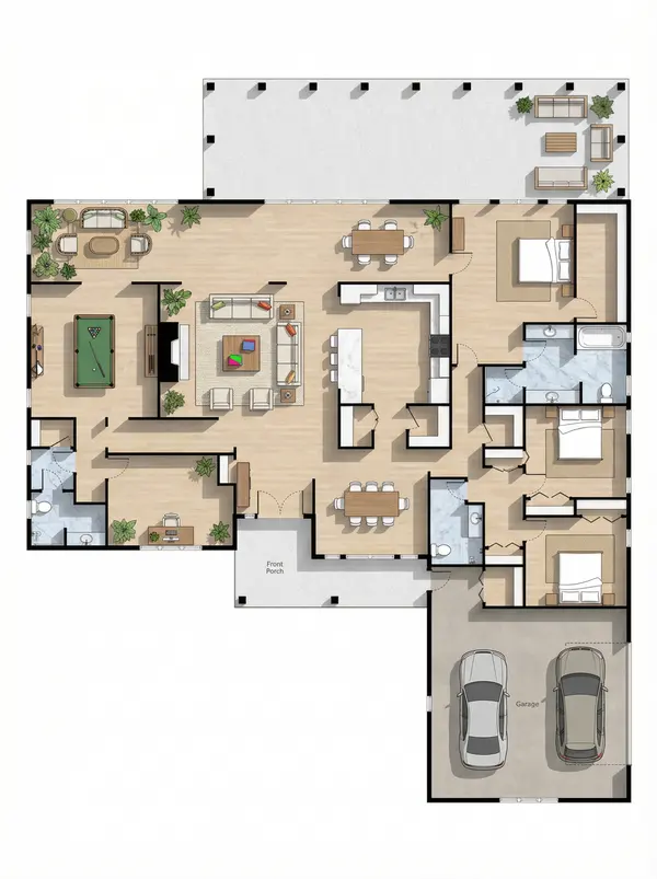 Bright 3-Bed Home floorplan