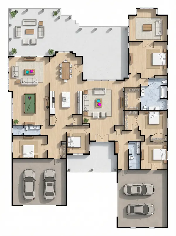 Spacious Natural 5-Bed floorplan