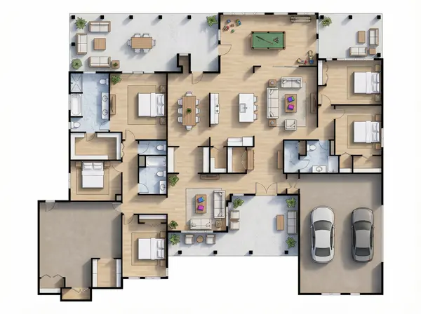 Sprawling Natural 5-Bed House floorplan