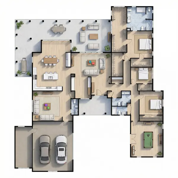 Sprawling Natural 4-Bed floorplan