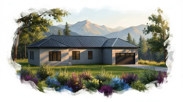 Sleek Industrial 3-Bed exterior render