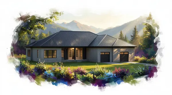 Sprawling 3-Bed Industrial exterior render
