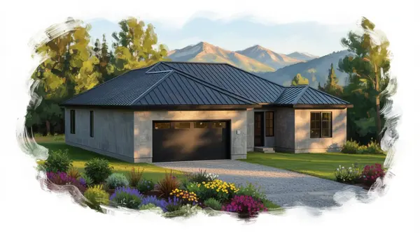 Sleek Industrial 2-Bed House exterior render